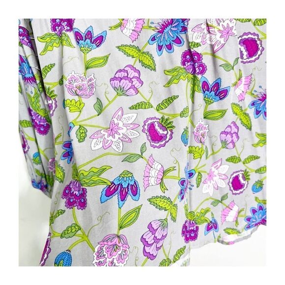 Matilda Jane Shirt Womens Large THINKING OUT LOUD Long Sleeve Floral Blouse - Picture 7 of 8
